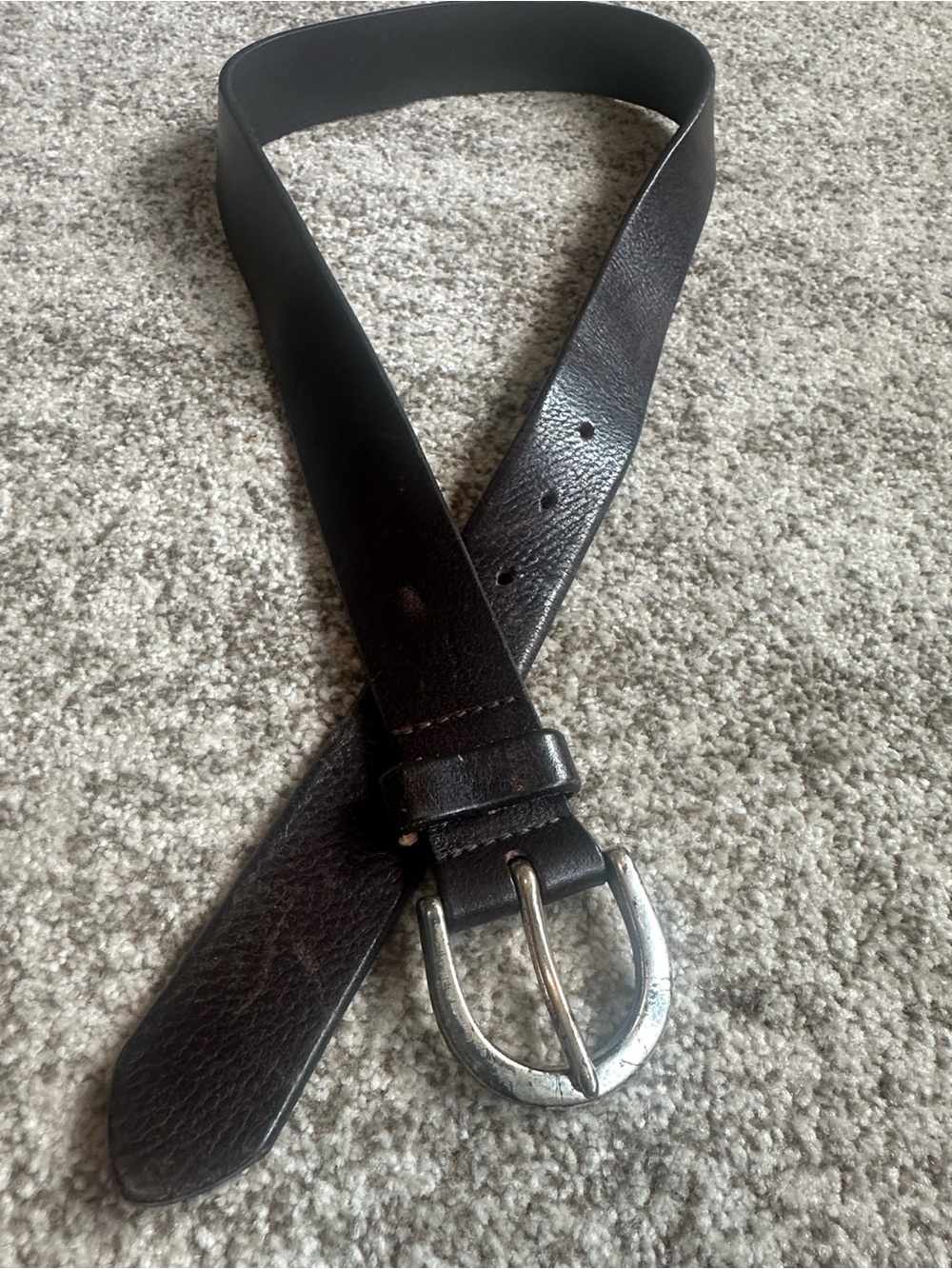 Eddie Bauer Brown Women’s Italian Leather Belt M